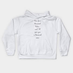 A Thousand Kisses Kids Hoodie